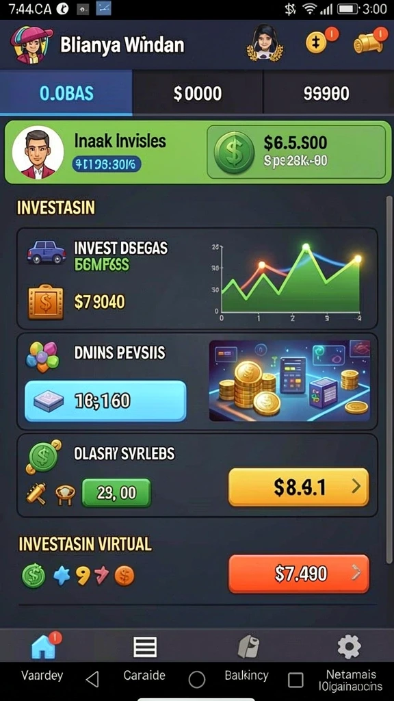 Galeri pratinjau visual uang77 build APK resmi terbaru